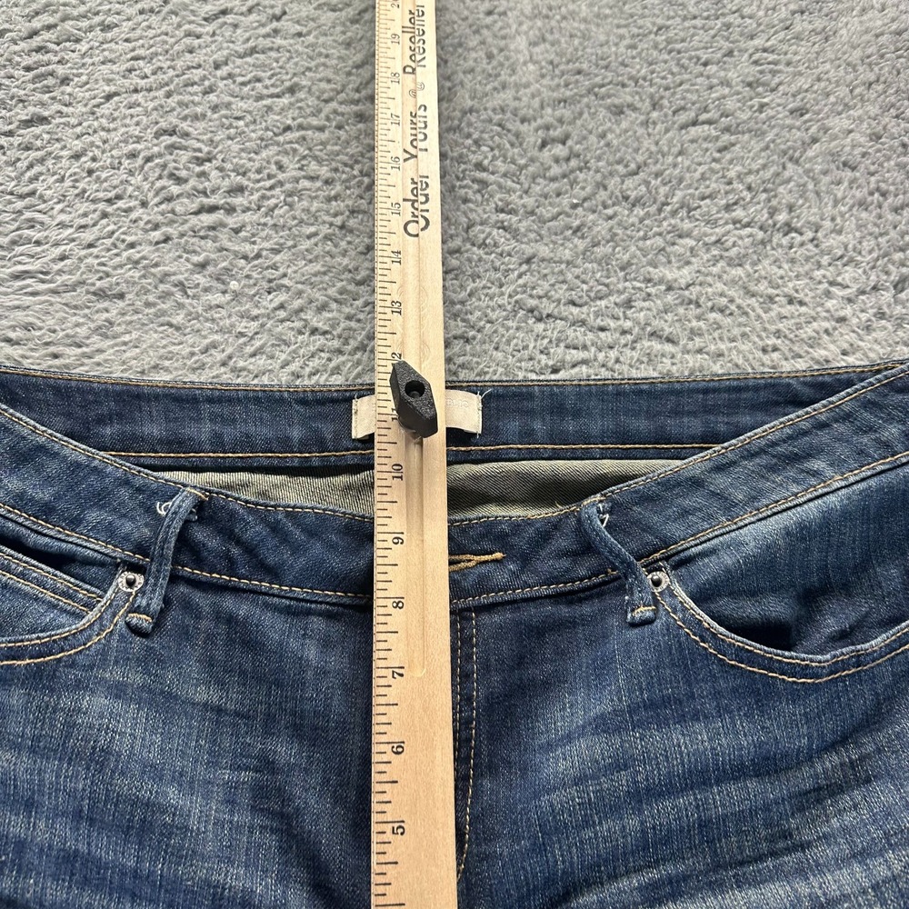 Banana Republic Jeans Womens 12 Blue Cotton Denim Bootcut Faded Stretch Workwear - Picture 3 of 11